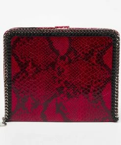 Top 10 ⌛ Stella McCartney Red Faux Python Leather Falabella IPad 2 Case Holder For 👩 Women 🌟 -Stella McCartney Shop luxury women stella mccartney used accessories p668318 004