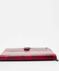 Top 10 ⌛ Stella McCartney Red Faux Python Leather Falabella IPad 2 Case Holder For 👩 Women 🌟 -Stella McCartney Shop luxury women stella mccartney used accessories p668318 005