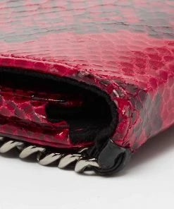 Top 10 ⌛ Stella McCartney Red Faux Python Leather Falabella IPad 2 Case Holder For 👩 Women 🌟 -Stella McCartney Shop luxury women stella mccartney used accessories p668318 006