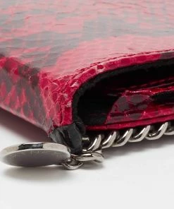 Top 10 ⌛ Stella McCartney Red Faux Python Leather Falabella IPad 2 Case Holder For 👩 Women 🌟 -Stella McCartney Shop luxury women stella mccartney used accessories p668318 007