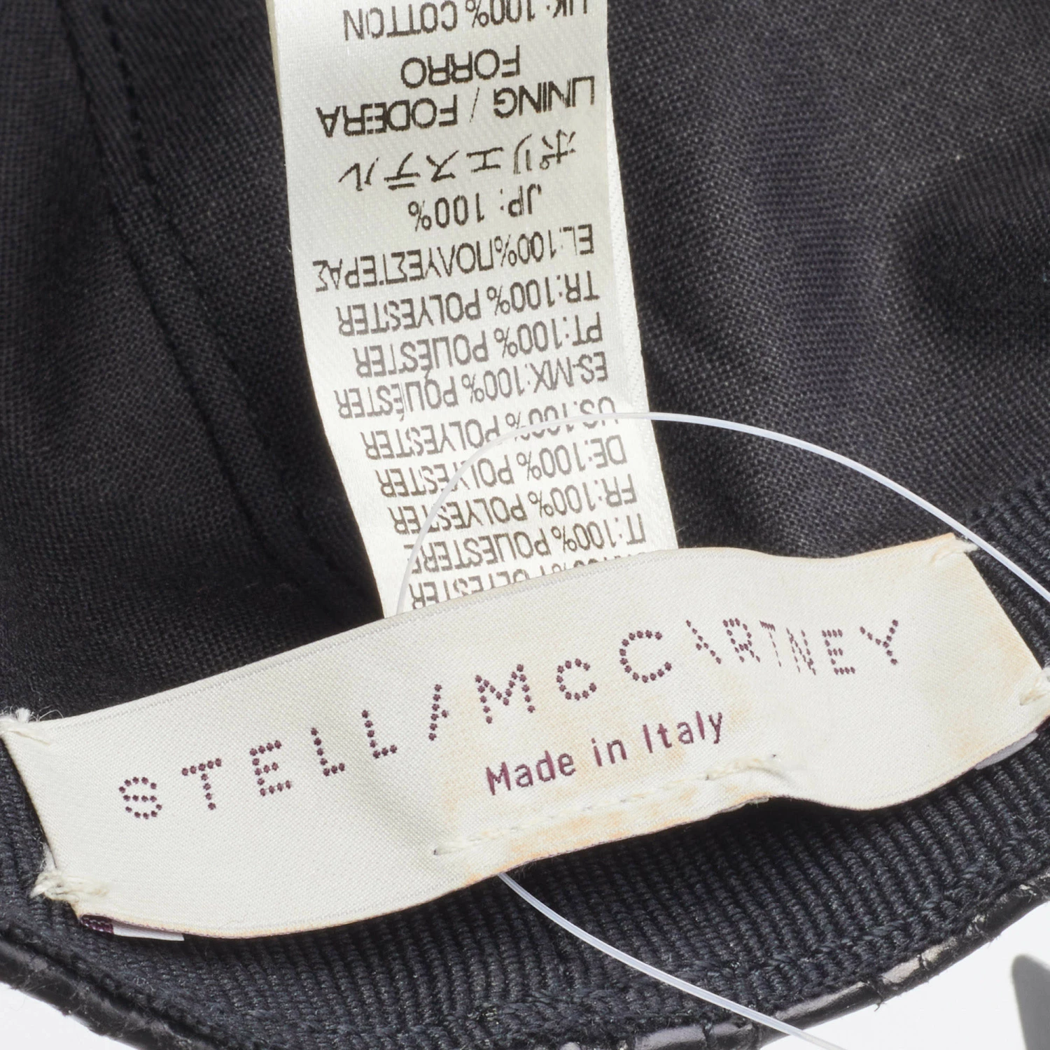 Deals ๐ Stella McCartney Black Snake Embossed Faux Leather โพ Baseball Cap For ๐ฉ Women ๐ 6 Deals ๐ Stella McCartney Black Snake Embossed Faux Leather โพ Baseball Cap For ๐ฉ Women ๐ - Image 4