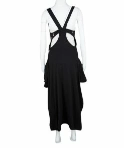 Discount ✔️ Stella McCartney Black Printed Cotton Jersey Olwen Cutout Sleeveless 👗 Dress M For 👩 Women 🔔 -Stella McCartney Shop luxury women stella mccartney used clothes p105288 003