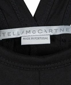 Discount ✔️ Stella McCartney Black Printed Cotton Jersey Olwen Cutout Sleeveless 👗 Dress M For 👩 Women 🔔 -Stella McCartney Shop luxury women stella mccartney used clothes p105288 005