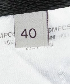 Best Pirce 🛒 Stella McCartney Black Wool Notched Collar Belted 🧥 Coat S For 👩 Women ✨ -Stella McCartney Shop luxury women stella mccartney used clothes p108325 005