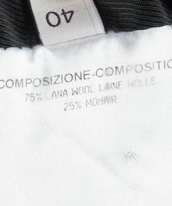 Best Pirce 🛒 Stella McCartney Black Wool Notched Collar Belted 🧥 Coat S For 👩 Women ✨ -Stella McCartney Shop luxury women stella mccartney used clothes p108325 006