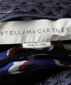 Top 10 ✨ Stella McCartney Printed Silk Plisse Bottom Asymmetric Backless 👗 Dress S For 👩 Women 🛒 -Stella McCartney Shop luxury women stella mccartney used clothes p109739 005