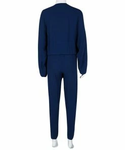 Brand new 🧨 Stella McCartney FW'14 Navy Blue Zip Detail Brooke Jumpsuit S For 👩 Women 🔔 -Stella McCartney Shop luxury women stella mccartney used clothes p112692 003