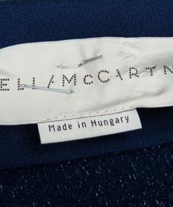 Brand new 🧨 Stella McCartney FW'14 Navy Blue Zip Detail Brooke Jumpsuit S For 👩 Women 🔔 -Stella McCartney Shop luxury women stella mccartney used clothes p112692 005