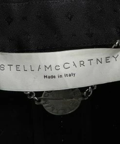 Outlet 😉 Stella McCartney Black Diamond Jacquard Blazer S For 👩 Women 🥰 -Stella McCartney Shop luxury women stella mccartney used clothes p118035 0005