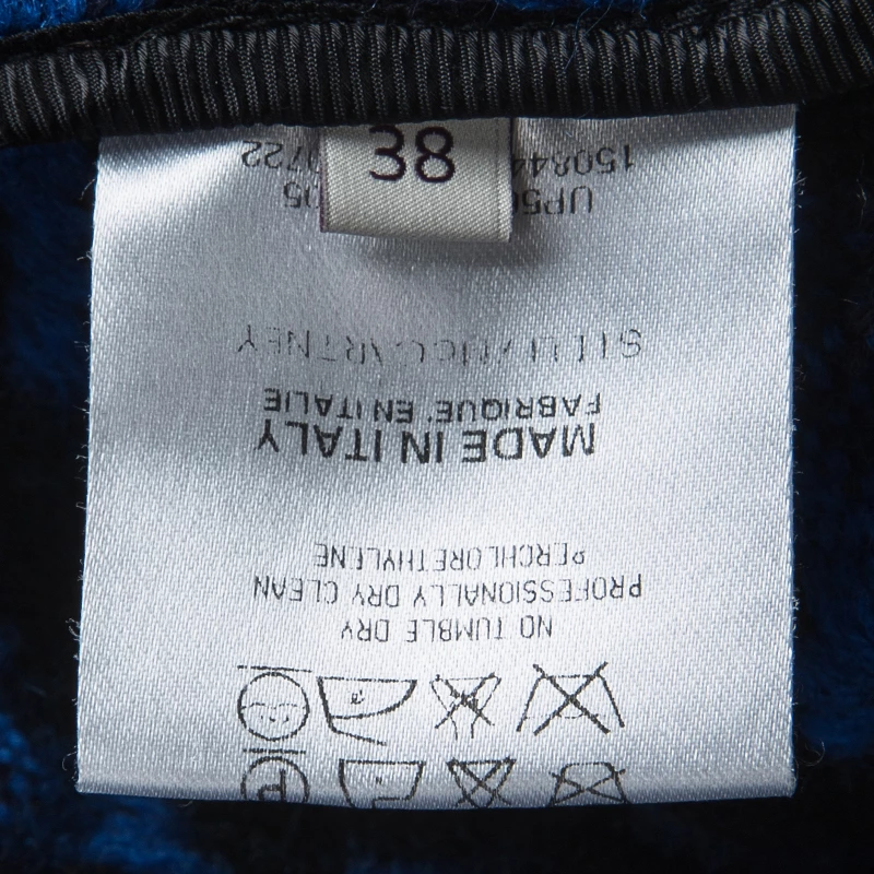 Outlet ๐ฏ Stella McCartney Blue And Black Wool Short Sleeve Jacket S For ๐ฉ Women ๐ 8 Outlet ๐ฏ Stella McCartney Blue And Black Wool Short Sleeve Jacket S For ๐ฉ Women ๐ - Image 6