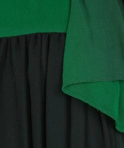 Deals ❤️ Stella McCartney Green Ombre Silk Chiffon Flutter Sleeve Blouse M For 👩 Women 🎉 -Stella McCartney Shop luxury women stella mccartney used clothes p122964 004