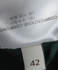 Deals ❤️ Stella McCartney Green Ombre Silk Chiffon Flutter Sleeve Blouse M For 👩 Women 🎉 -Stella McCartney Shop luxury women stella mccartney used clothes p122964 006