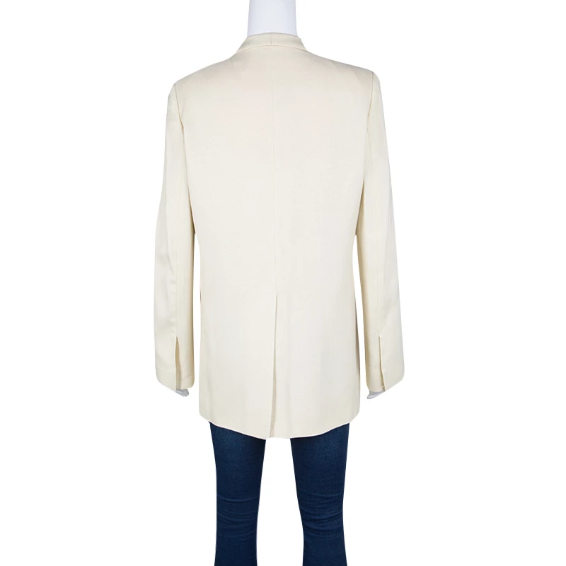 Cheapest 🔥 Stella McCartney Cream Tailored Blazer M For 👩 Women ❤️ 5 Cheapest 🔥 Stella McCartney Cream Tailored Blazer M For 👩 Women ❤️ - Image 3