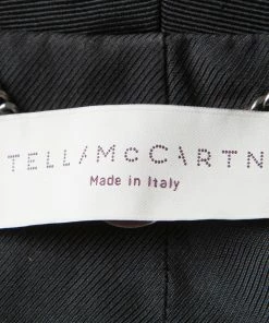 Flash Sale ⭐ Stella McCartney Black Wool Textured Lapel Collarless Blazer M For 👩 Women 😉 12 Flash Sale ⭐ Stella McCartney Black Wool Textured Lapel Collarless Blazer M For 👩 Women 😉 -Stella McCartney Shop luxury women stella mccartney used clothes p125019 0005