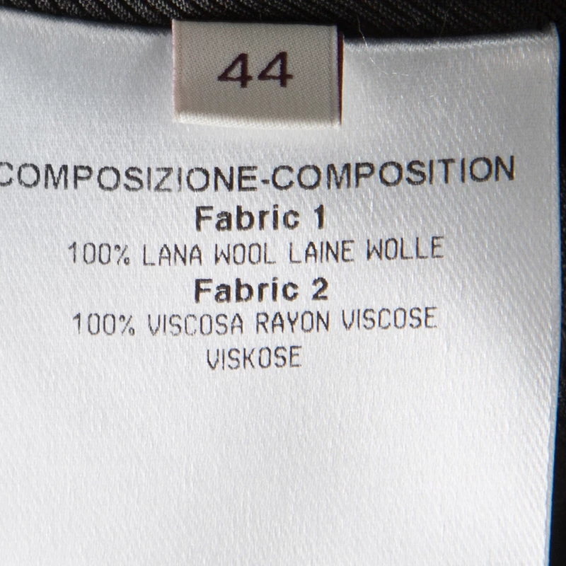 Flash Sale ⭐ Stella McCartney Black Wool Textured Lapel Collarless Blazer M For 👩 Women 😉 8 Flash Sale ⭐ Stella McCartney Black Wool Textured Lapel Collarless Blazer M For 👩 Women 😉 - Image 6