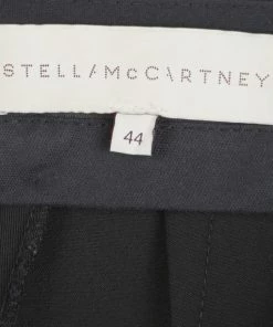 Brand new ⭐ Stella McCartney Black Wool Straight Fit Trousers M For 👩 Women 💯 -Stella McCartney Shop luxury women stella mccartney used clothes p129825 005