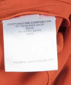 Buy 🌟 Stella McCartney Orange V-neck Jumpsuit S For 👩 Women 💯 -Stella McCartney Shop luxury women stella mccartney used clothes p12991 010