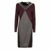 Coupon 🎁 Stella McCartney Colorblock Knit Mesh Insert Long Sleeve 👗 Dress M For 👩 Women 🧨