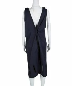 Best reviews of 🥰 Stella McCartney Navy Blue Cutout Detail Zigarette Embroidered Ashley Drill 👗 Dress M For 👩 Women 🧨 -Stella McCartney Shop luxury women stella mccartney used clothes p131397 0003