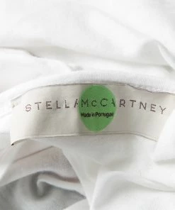 Flash Sale 😍 Stella McCartney Stella McCarteney White Floral Printed Jersey Racer Back Tank Top S For 👩 Women 👏 -Stella McCartney Shop luxury women stella mccartney used clothes p134923 005