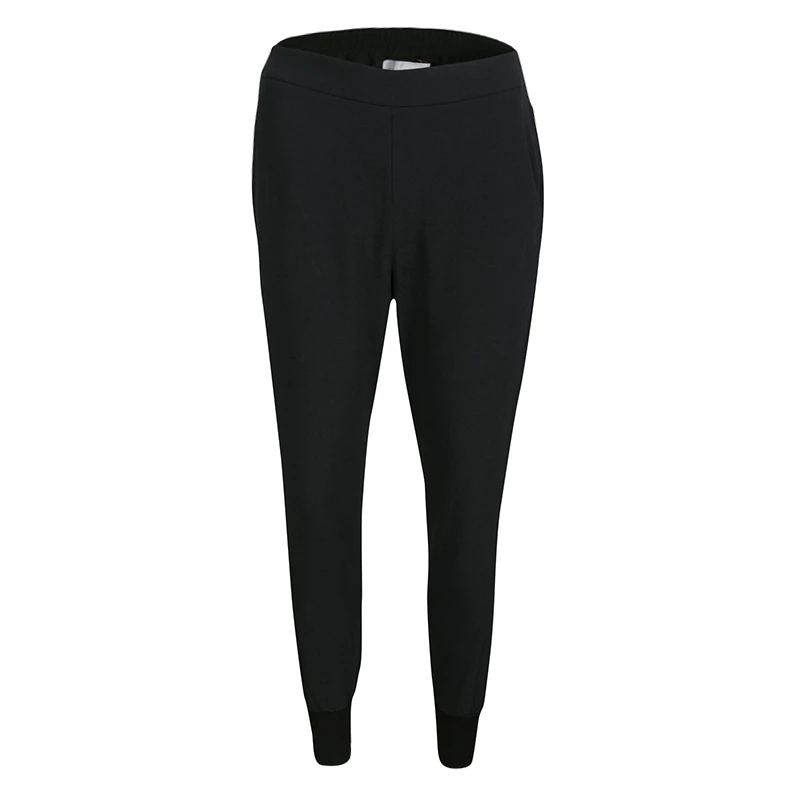 Discount 🔔 Stella McCartney Black Crepe Julia Jogger Pants S For 👩 Women 💯 3 Discount 🔔 Stella McCartney Black Crepe Julia Jogger Pants S For 👩 Women 💯