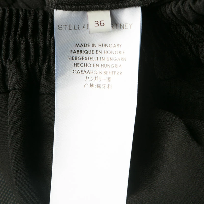 Discount 🔔 Stella McCartney Black Crepe Julia Jogger Pants S For 👩 Women 💯 8 Discount 🔔 Stella McCartney Black Crepe Julia Jogger Pants S For 👩 Women 💯 - Image 6