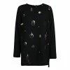 Discount 🔥 Stella McCartney Black Metal And Crystal Embellished Long Sleeve Viac Tunic L For 👩 Women ❤️ -Stella McCartney Shop luxury women stella mccartney used clothes p135605 001