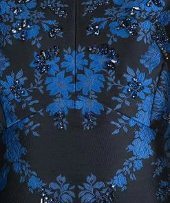 Hot Sale ✔️ Stella McCartney Black And Blue Embellished Floral Jacquard Angelica Gown M For 👩 Women ⭐ -Stella McCartney Shop luxury women stella mccartney used clothes p138382 0004