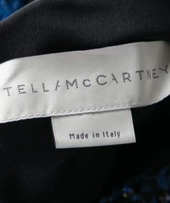 Hot Sale ✔️ Stella McCartney Black And Blue Embellished Floral Jacquard Angelica Gown M For 👩 Women ⭐ -Stella McCartney Shop luxury women stella mccartney used clothes p138382 0005