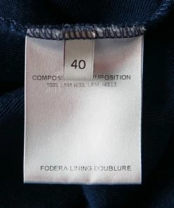 Budget 🎁 Stella McCartney Blue Belted Oversized Wool Tunic S For 👩 Women 🎁 -Stella McCartney Shop luxury women stella mccartney used clothes p139091 0006