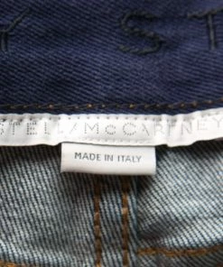 Discount ✔️ Stella McCartney Indigo Dark Wash Denim Flared High Waist Culottes M For 👩 Women 😉 -Stella McCartney Shop luxury women stella mccartney used clothes p139137 0005