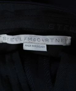 Discount ❤️ Stella McCartney Navy Blue Wool Tailored Pants S For 👩 Women ❤️ -Stella McCartney Shop luxury women stella mccartney used clothes p140796 005