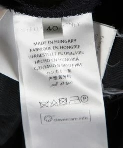 Discount ❤️ Stella McCartney Navy Blue Wool Tailored Pants S For 👩 Women ❤️ -Stella McCartney Shop luxury women stella mccartney used clothes p140796 006