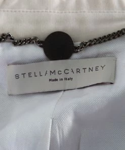 Promo 💯 Stella McCartney Beige Wool Tailored Blazer S For 👩 Women 🛒 -Stella McCartney Shop luxury women stella mccartney used clothes p150753 0005