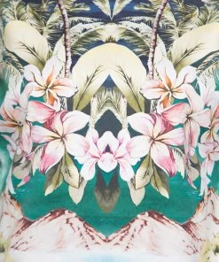 Promo ✔️ Stella McCartney Multicolor Hawaiian Print Stretch Cotton Buttoned Back Detail Top M For 👩 Women 🔥 -Stella McCartney Shop luxury women stella mccartney used clothes p152903 0004