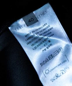 New 😉 Stella McCartney Black Gathered Shoulder Detail Long Sleeve Jumpsuit S For 👩 Women 💯 -Stella McCartney Shop luxury women stella mccartney used clothes p160870 0006