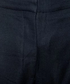 Outlet 👍 Stella McCartney Black Textured Wide Leg Pants XL For 👩 Women ⌛ -Stella McCartney Shop luxury women stella mccartney used clothes p162428 007