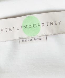 Best Sale 😉 Stella McCartney White Leopard Head Printed Cotton T-Shirt M For 👩 Women 🤩 -Stella McCartney Shop luxury women stella mccartney used clothes p162634 004