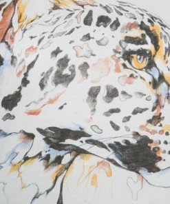 Best Sale 😉 Stella McCartney White Leopard Head Printed Cotton T-Shirt M For 👩 Women 🤩 -Stella McCartney Shop luxury women stella mccartney used clothes p162634 006