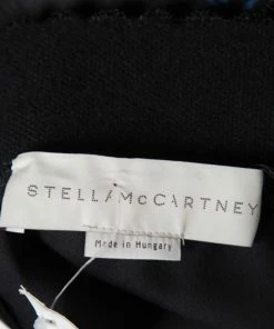 Discount 😍 Stella McCartney Blue Floral Jacquard Patterned Stretch Tapered Trousers S For 👩 Women 😀 -Stella McCartney Shop luxury women stella mccartney used clothes p163688 006