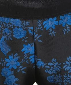 Discount 😍 Stella McCartney Blue Floral Jacquard Patterned Stretch Tapered Trousers S For 👩 Women 😀 -Stella McCartney Shop luxury women stella mccartney used clothes p163688 007