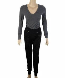 Budget 👍 Stella McCartney Metallic Sequined Meshjersey Pants M For 👩 Women 🔔 -Stella McCartney Shop luxury women stella mccartney used clothes p16382 0002