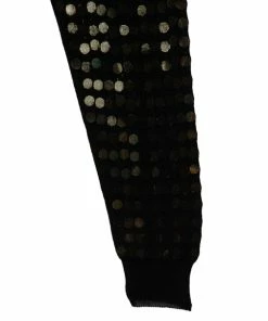 Budget 👍 Stella McCartney Metallic Sequined Meshjersey Pants M For 👩 Women 🔔 -Stella McCartney Shop luxury women stella mccartney used clothes p16382 0007