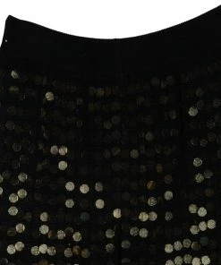 Budget 👍 Stella McCartney Metallic Sequined Meshjersey Pants M For 👩 Women 🔔 -Stella McCartney Shop luxury women stella mccartney used clothes p16382 0011