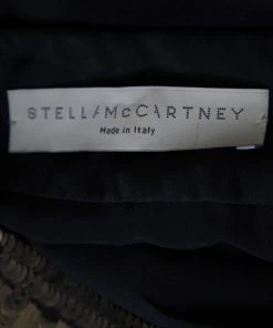 Budget 💯 Stella McCartney Black Silk Satin Sequin Embellished Neck Tie Detail Top M For 👩 Women 🔥 -Stella McCartney Shop luxury women stella mccartney used clothes p166413 005