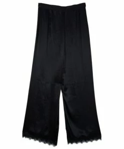 Top 10 🛒 Stella McCartney Black Palazzo Slit Silk Pants S For 👩 Women 🛒 -Stella McCartney Shop luxury women stella mccartney used clothes p16668 004