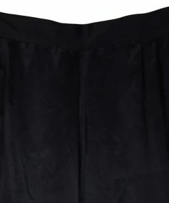 Top 10 🛒 Stella McCartney Black Palazzo Slit Silk Pants S For 👩 Women 🛒 -Stella McCartney Shop luxury women stella mccartney used clothes p16668 006