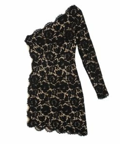 Best reviews of ⭐ Stella McCartney Black One Shoulder Lace 👗 Dress S For 👩 Women 🎁