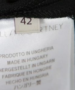 Top 10 🛒 Stella McCartney Black Sheer Silk Paneled Sleeveless Sheath 👗 Dress M For 👩 Women 🧨 -Stella McCartney Shop luxury women stella mccartney used clothes p169023 006