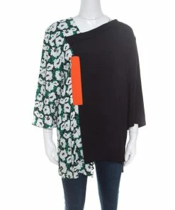 Coupon 😉 Stella McCartney Multicolor Poppy Printed Long Sleeve Jessie Top M For 👩 Women 🔔